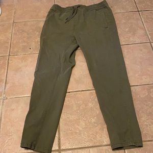 Forever 21 Olive Pants w drawstring XL